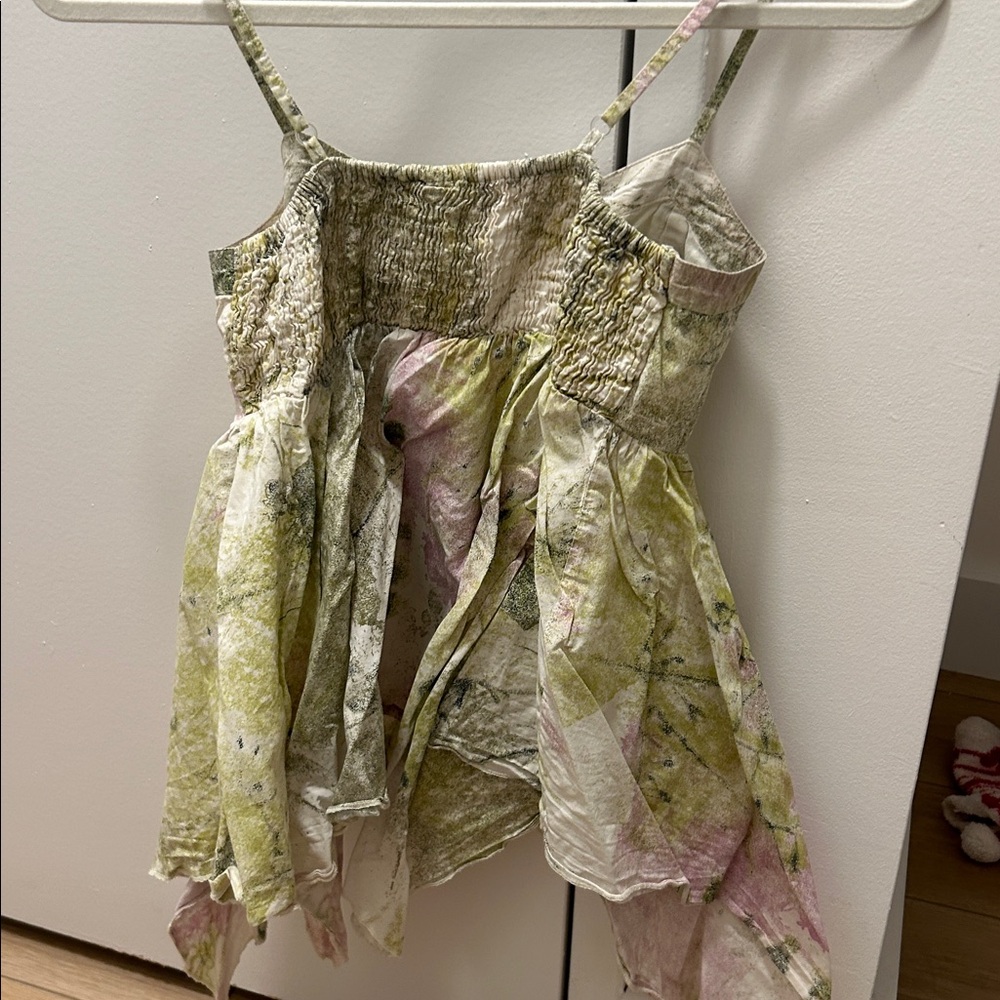 Mudd y2k handkerchief hem fairy top - Picture 3 of 3